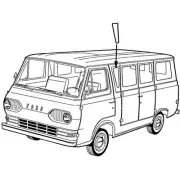 1961-67 Ford Econoline Truck; Side Window Glass Seals (for: Ford)