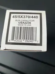 New 45+5 MFD 370/440 Volt Round Run Capacitor HVAC