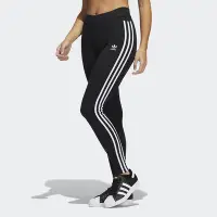 在飛比找Yahoo奇摩購物中心優惠-adidas 緊身褲 女款 運動長褲 三葉草 國際碼 3 S