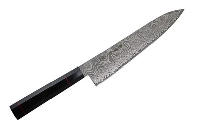 Kanetsune Seki Japan KC-812 Namishibuki Damascus 210mm Kitchen Chef Knife