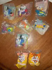 McDonald's 1993 Animaniacs Happy Meal Toys Set (7 of 8) Plus Two Under-3 Toy NIP