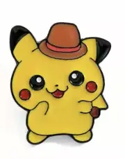 Pokemon Pikachu Hat Cute Custom Enamel Pin Brooch Nintendo Anime