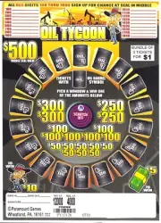 Pull Tab Tickets - Jar Tickets - Game - Oil Tycon