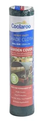 Coolaroo GARDEN SHADE CLOTH 50% UV Block RAIN FOREST- 1.83x3m Or 1.83x6m