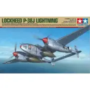 Tamiya P-38J Lightning 1/48 Plastic Model Kit, WWII Fighter, New