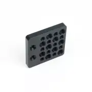 Mini Cheese Base Mount Plate fr 15mm Rod Tripod Support 4K Film DSLR Camera Rig