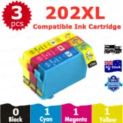 3x Ink Cartridge 202 XL 202XL Colours For Epson Workforce WF2860 XP5100 XP-5100