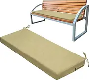 Porch Bench Cushion | Outdoor Waterproof Swing Cushion | Non-Slip Soft Sofa Pillow, Lounger Replacement, Furniture Chair Pad for Garden Porch Sofa