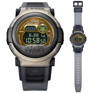 【CASIO 卡西歐】G-SHOCK 數位智慧藍芽雙錶圈設計電子錶-黑金(G-B001MVB-8 防水200米 錶圈可拆)