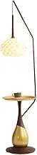 Indoor Floor Lamps Modern Standing Light for Bedroom & Living Room Floor Lamp with a Table, Coffee Table Standing Lamp for Living Room, Bedroom, Guest Room Standing Lamp(White)