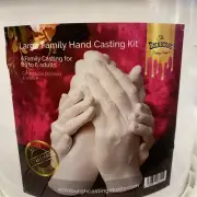 Large Family Hand Casting Kit, Up To 6 Adults. Edinburgh Casting Studio