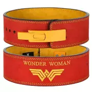 Full Grain Leather Wonder Women Weightlifting Lever Belt - Empower Your Lifts!