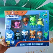 8Pcs Set The Octonauts Action Figure Doll Toy Barnacles Peso Kwazii Crew Pack