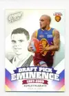 2013 Select AFL Prime Draft Pick Eminence Card DPE6 Ashley McGrath - Brisbane