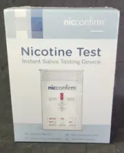 Nicconfirm Nicotine Test Instant Saliva Testing Device EXPIRES 02/2028