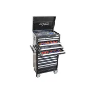 SP Tools 303Pcs Custom Series Toolkit - Metric/SAE - Black / Crome Durable