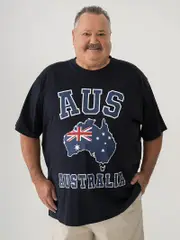 Big Mens Australia T Shirt