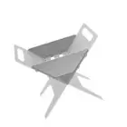 Camping Fire Pit Portable Mini Outdoor Fire Pit for Travel Picnic Barbecue