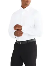 [Van Heusen Black Label] Tailored Bib Dinner Shirt in White