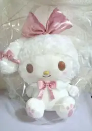 My Melody white dressy BIG plush 40cm Fluffy Doll Stuffed toy Furyu Sanrio