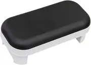 Nail Arm Rest Manicure Hand Pillow Nail Art Accessories Tool, Non Slip Nail Hand Rest Cushion for Salon Home Technician, black
