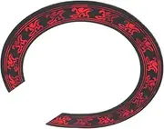 CIMAXIC Acoustic Guitar Pvc Sound Hole Rosette Stylish Pvc Inlay Sticker Wear-resistant Personalize Your Guitar