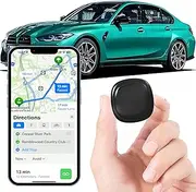 GPS Tracker for Vehicles,Mini Portable Magnetic Full Global Coverage Location GPS Tracker for Kids,Dogs,Car,No Subscription Required/No Monthly Fee/No SIM Card Required