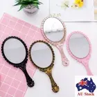 Dresser Mirror Standing Makeup Vanity Mirror Vintage Handheld Mirror Oval-Shape