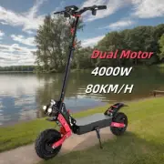 4000W Off-Road Electric Scooter Foldable 80KM/H 70KM Range 11" Tyre
