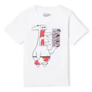 Spongebob Squarepants Patrick Munching Krabby Patties Kids' T-Shirt - White