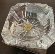 Cristal d'arques Genuine Lead Crystal ashtray Made In France Blois New In Box