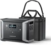 DBS2300 Portable Power Station, 2330Wh Solar Generator with Waterproof Bag, Suitable for Home Backup, Camping, RV and Emergency
