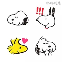 在飛比找蝦皮購物優惠-史努比 表情貼  SNOOPY LINE 表情貼 日本LIN