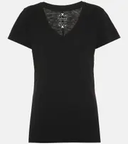 [Velvet] Velvet Lilith cotton T-shirt AU 14 black