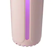 Pink Car Air Humidifier 300ml Capacity Colorful Night Light Mini USB Essential O