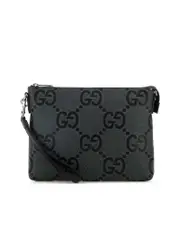 Gucci Jumbo GG Leather Clutch