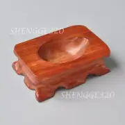 Smoking Tobacco Pipe Wooden Holder Mahogany Wood Handmade Single Stand Base