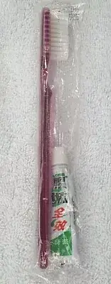 Chinese Asian Oriental Travel Toothpaste and Toothbrush
