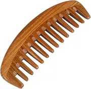 Generic 1pc Massage Comb Tail Scalp Massagers Hair Scalp Massager Scar Tissue Tool Scratcher Bristle Tangle Scalp Massager Hair Growth Scalp Tingler Combs Natural Hair Brush Brown Bamboo