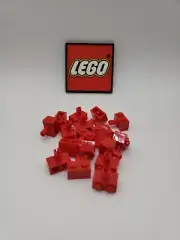 LEGO 1 x 2 Brick w Pin RED (x18) 2458 NEW PARTS LOT