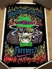 NEW Vintage Skull Blacklight Poster Who Wants To Live Forever? Scorpio Posters