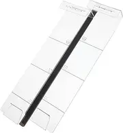 GRADENEVE 2Pcs Acrylic Computer Monitor Memo Board Side Panel Note Holder for Reminders Messages Design Easy to Install for Office Home Use