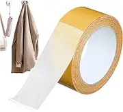 Double Sided Tape Heavy Duty, Carpet Tape Double Sided, Clear Repositionable Adhesive Strips for Home Improvement, RV Repairs, Craft Projects