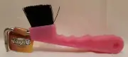 Tough-1 Easy-Grip Hoof Pick / Brush Combination ~ Pink