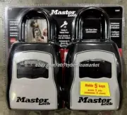 Master Lock Box 5400T Portable Combination Lock Boxes, Holds 5 Keys- 2Pk