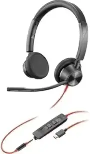 BW3325 Computer Headset Plantronics Blackwire 3325 USB-C Poly Microphone Teams