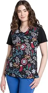 [Tooniforms] Women Scrubs Top V-Neck TF639
