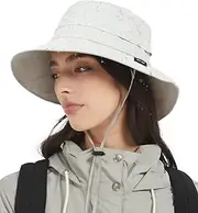 Creekstone Regenhut Damen Herren Wasserdicht, Sonnenhut UV Schutz, Floppy Bucket Hat Eimerhut, Outdoor Hut Faltbar für Wandern Fischerhut