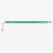Wera 022856 Multicolor Hex-Plus Stainless L-key with Ball End, 1/4" x 185mm (Tur