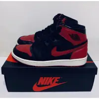 在飛比找蝦皮購物優惠-二手 NIKE AIR Jordan 1 bred 2013